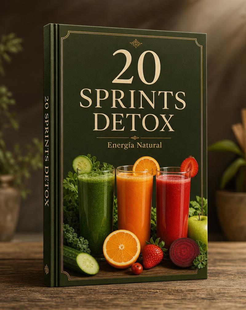 Portada de la guía 20 Sprints Detox y Energía Natural