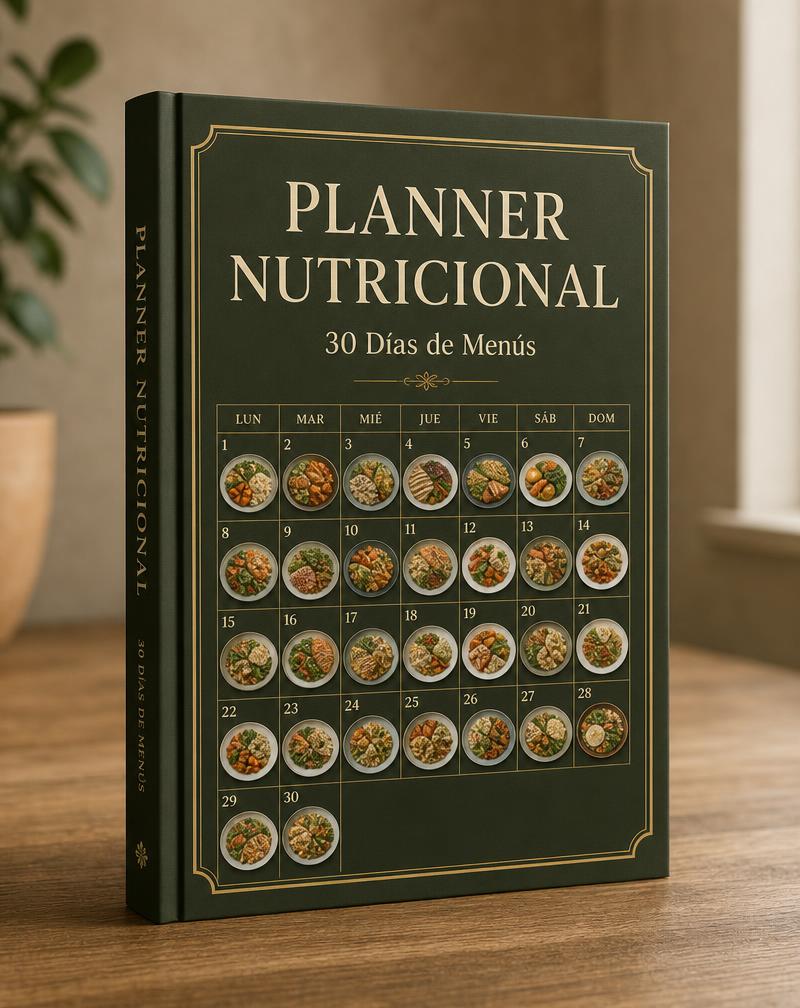 Portada de Planner Nutricional: 30 Días de Menús sin Pensar Qué Cocinar